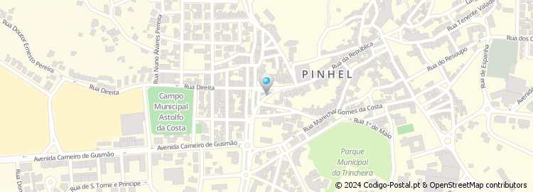 Mapa de Apartado 55, Pinhel