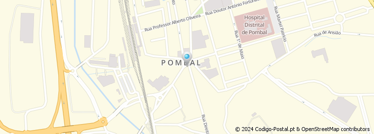 Mapa de Apartado 1004, Pombal