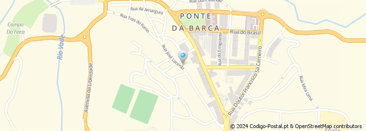 Mapa de Rua Doutor José Lacerda e Megre
