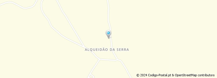 Mapa de Alqueidão da Serra