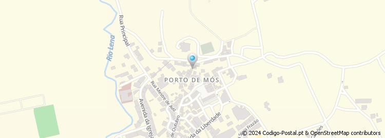 Mapa de Rua António Crespo