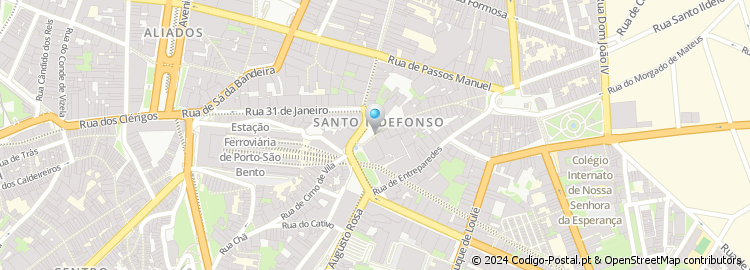 Mapa de Apartado 20, Porto