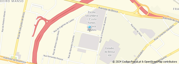 Mapa de Rua António Pinto Machado