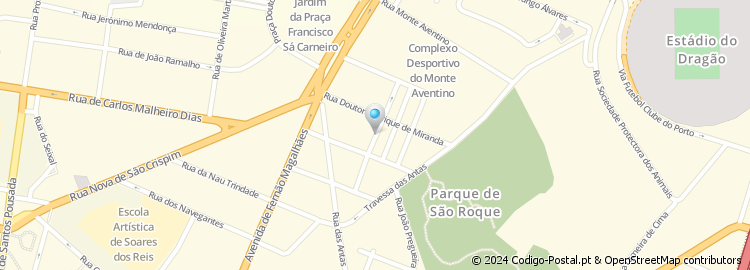 Mapa de Rua Bairro do Comércio do Porto