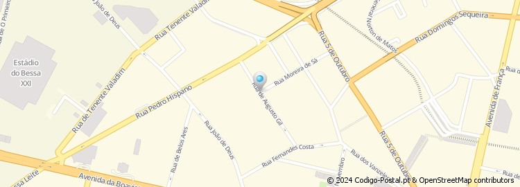 Mapa de Rua de Augusto Gil