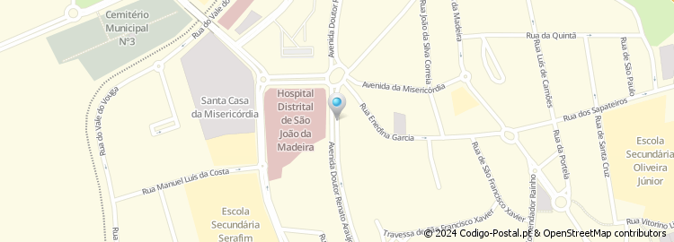 Mapa de Rua Nova do Laroujo