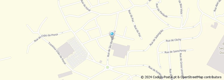 Mapa de Rua de São Bartolomeu