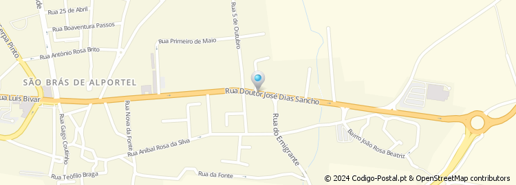 Mapa de Rua Doutor José Dias Sancho