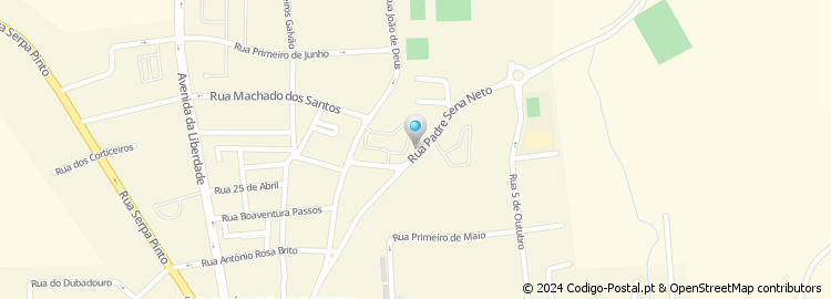 Mapa de Rua Padre Sena Neto