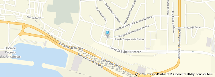 Mapa de Rua Coronel Guilherme Portugal