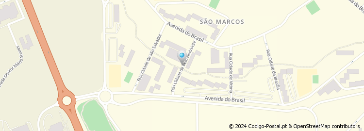 Mapa de Rua Cidade de Belo Horizonte