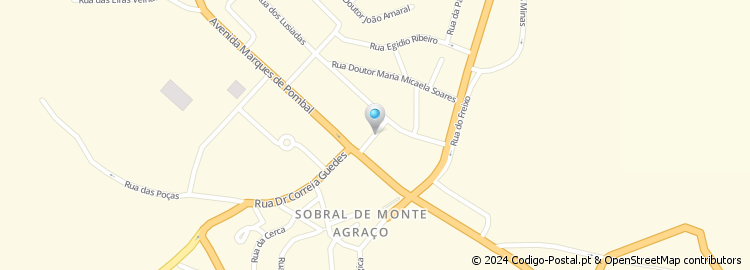 Mapa de Apartado 17, Sobral de Monte Agraço