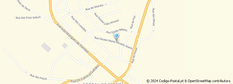 Mapa de Rua Doutora Maria Michaela Soares