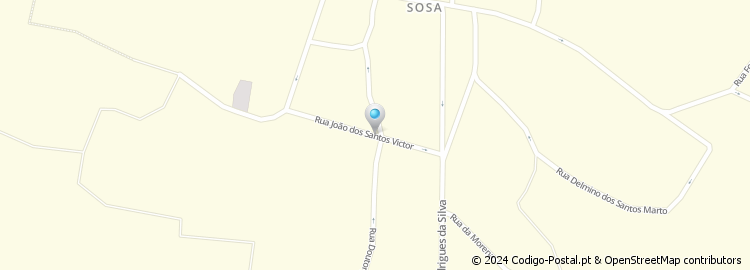 Mapa de Rua João Santos Vitor