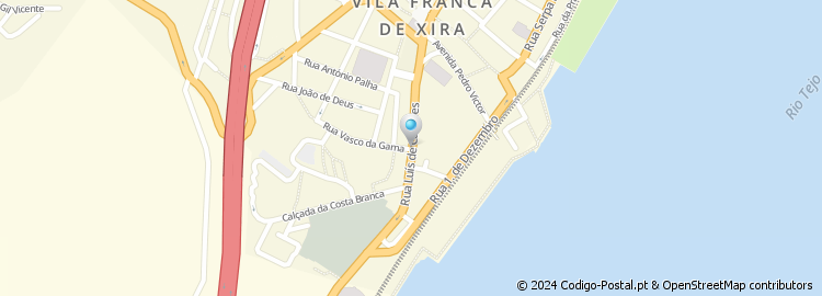 Mapa de Apartado 10014, Vila Franca de Xira
