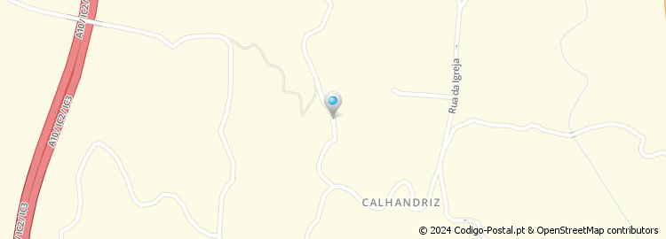 Mapa de Calhandriz