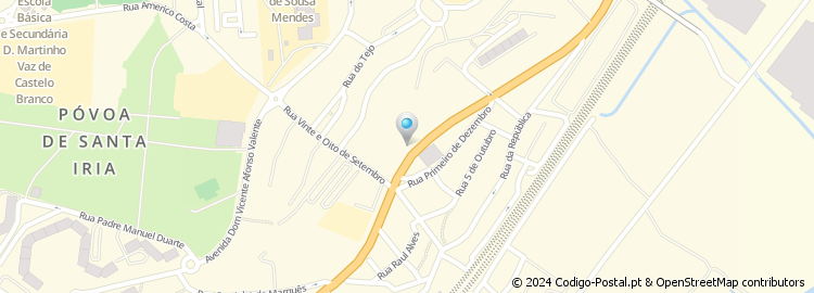 Mapa de Rua do Olival das Minas