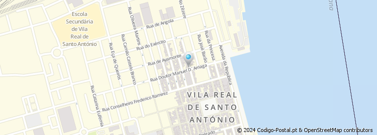 Mapa de Rua António Capa