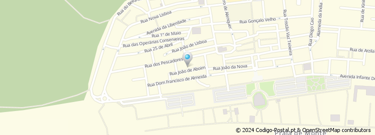 Mapa de Rua Dom João de Aboim