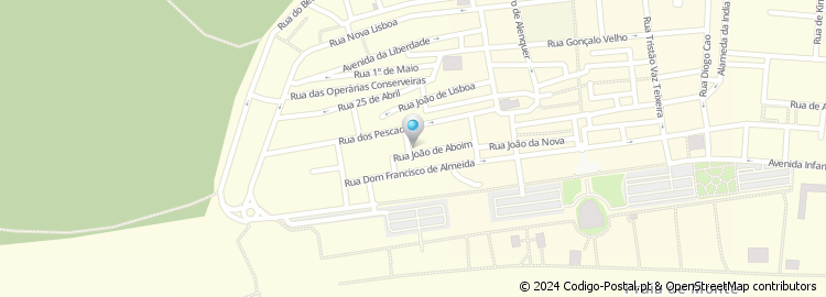 Mapa de Rua Dom João de Castro