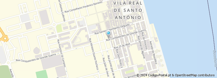 Mapa de Rua Doutor António Passos