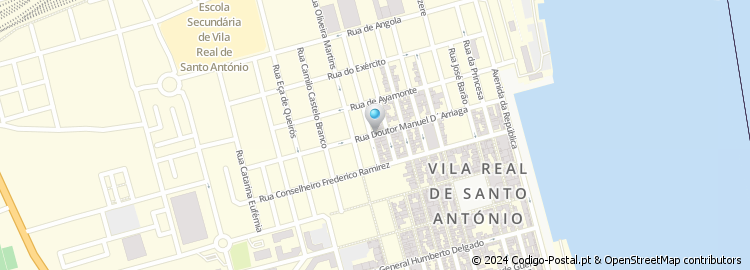 Mapa de Rua Doutor Manuel de Arriaga