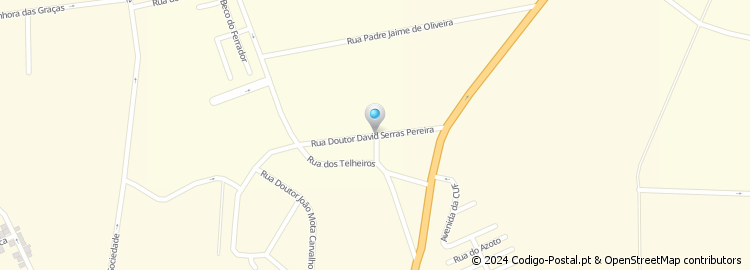 Mapa de Rua Doutor Álvaro Barreirinhas Cunhal