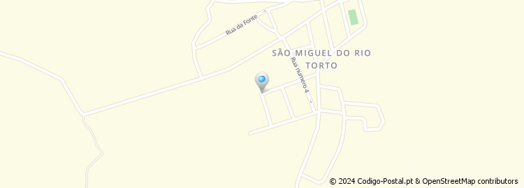 Mapa de Rua Outeiro da Maia