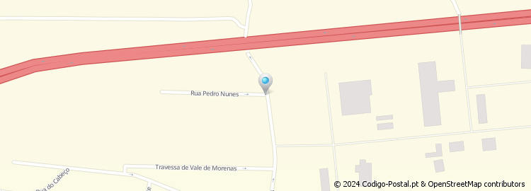 Mapa de Rua Pedro Nunes