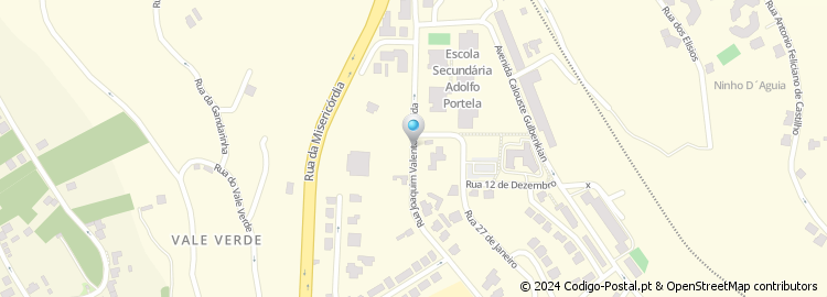 Mapa de Rua Joaquim Valente Almeida