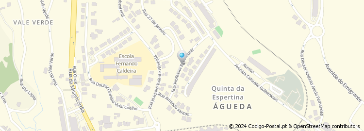 Mapa de Rua Professor Egas Moniz