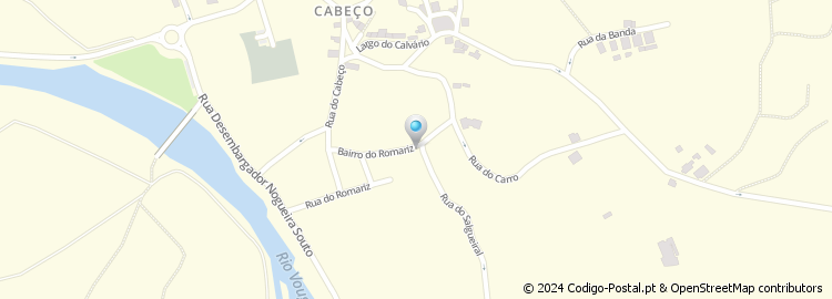 Mapa de Rua de Romariz