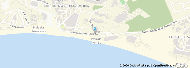 Mapa de Rotunda Gago Coutinho