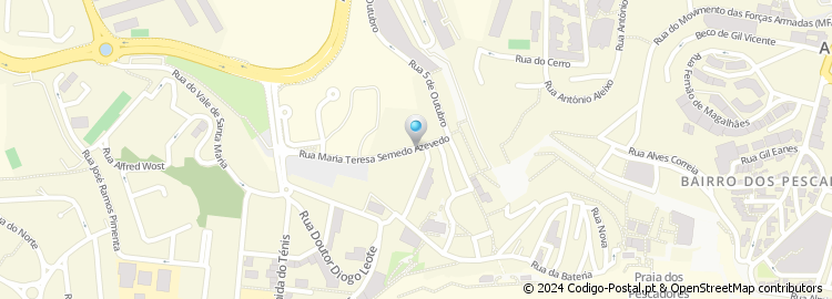 Mapa de Rua Maria Teresa Semedo de Azevedo
