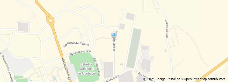 Mapa de Apartado 156, Alcobaça