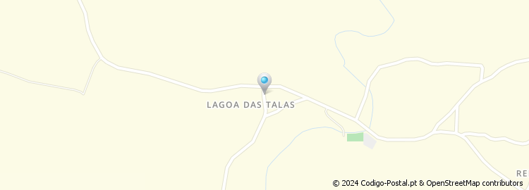 Mapa de Lagoa das Talas