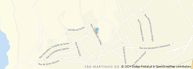 Mapa de Rua Capitão José Sabino