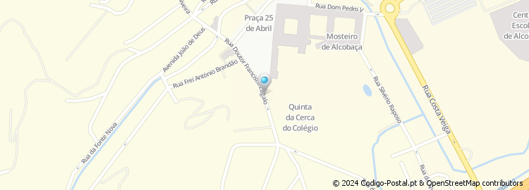 Mapa de Rua Doutor Francisco Zagalo