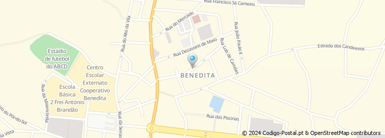 Mapa de Rua José Ribeiro Almeida