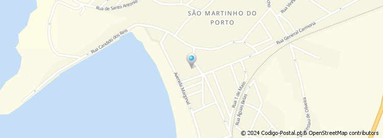 Mapa de Rua Machado dos Santos
