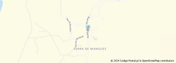 Mapa de Serra dos Mangues