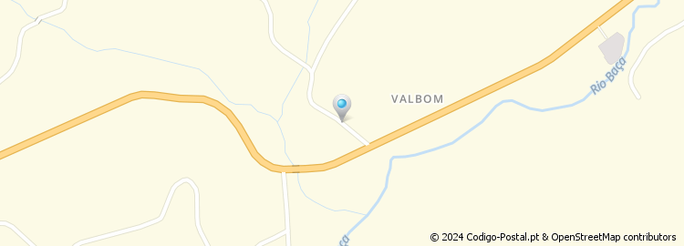 Mapa de Valbom