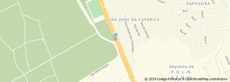 Mapa de Avenida António Martins Correia