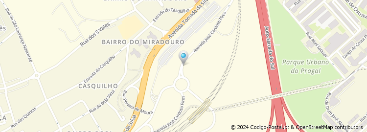 Mapa de Avenida José Cardoso Pires