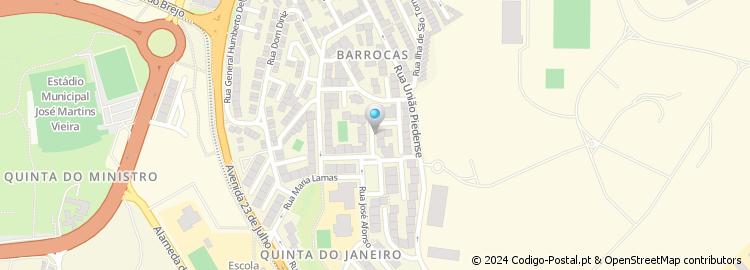 Mapa de Largo Soeiro Pereira Gomes