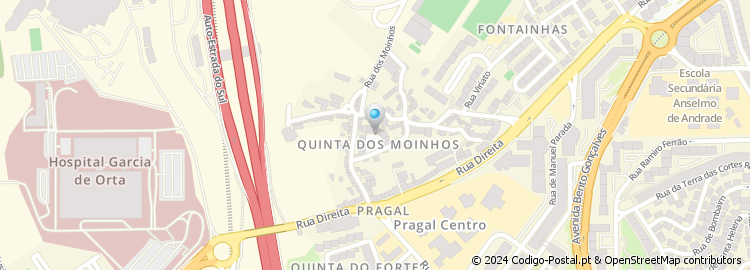 Mapa de Praceta Fernão Mendes Pinto