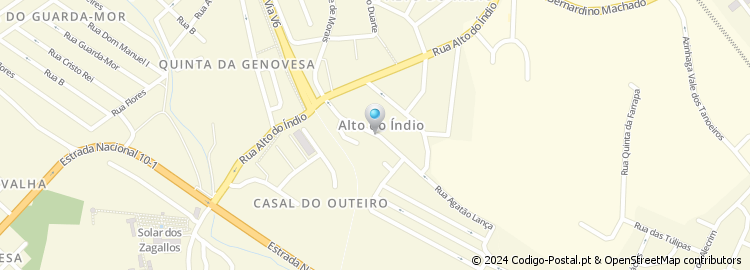 Mapa de Rua Agatão Lança
