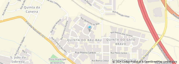 Mapa de Rua Alexandre Pinheiro Torres