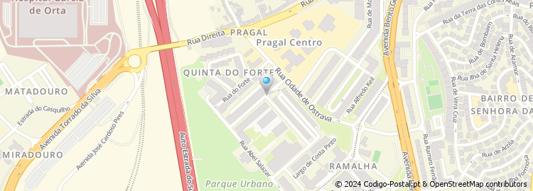Mapa de Rua António de Sousa Pinto