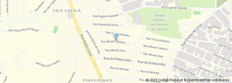 Mapa de Rua Cidade de Vila Real